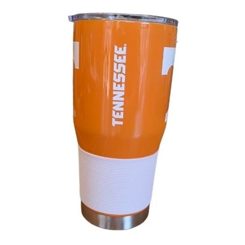 Tennessee Volunteers NCAA 30oz Stainless Steel Tumbler Orange White Power T Logo - Picture 2 of 9